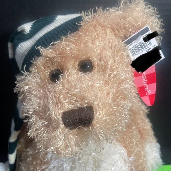 BNWT ANIMAL ADVENTURES PLUSH TEDDY BEAR WITH STOCKING CAP - Picture 2 of 16